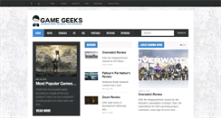 Desktop Screenshot of gamegeeks.net